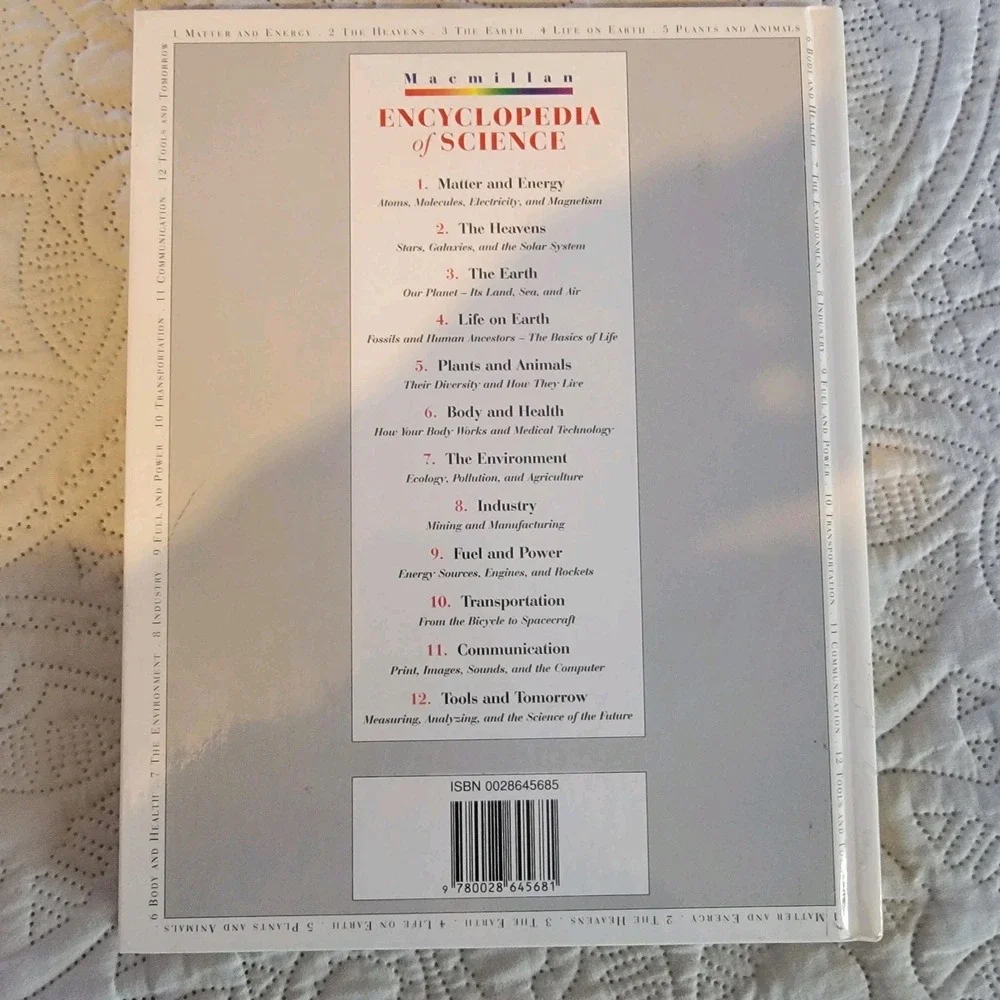 encyclopedia of science macmillan‎ tools kf tommrow, grade 4-9 rare revised 1997